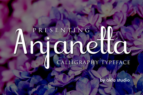 Anjanetta: A Delicate Script Font for Web Design