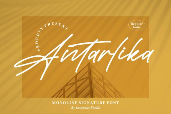 Antarlika: A Relaxed Script Font for Editorial Design
