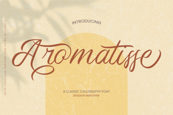 Aromatise: A Premium Script Font for Elegant Web Design