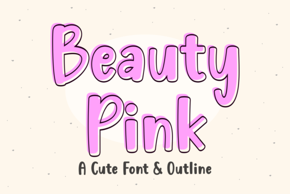 Beauty Pink Font: A Quirky Script for Modern Design