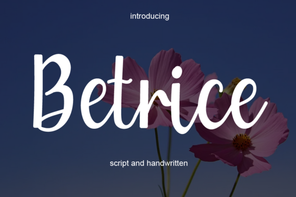Betrice: Elevate Your Brand with Elegant Script Fonts
