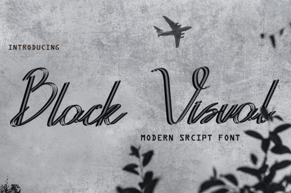 Black Visual Typeface for Editorial Design
