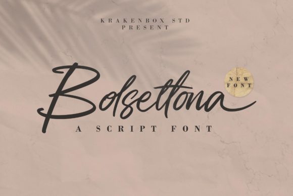 Bolsettona Font for Professional Branding
