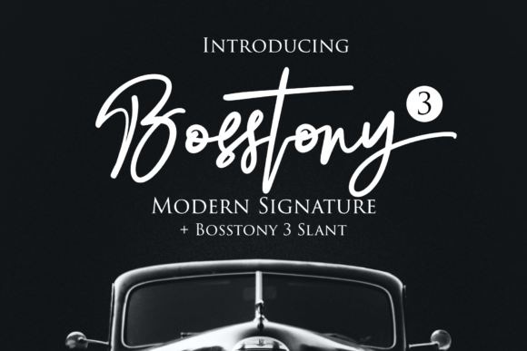 Bosstony 3: The Script Handwritten Font for High-Impact Marketing
