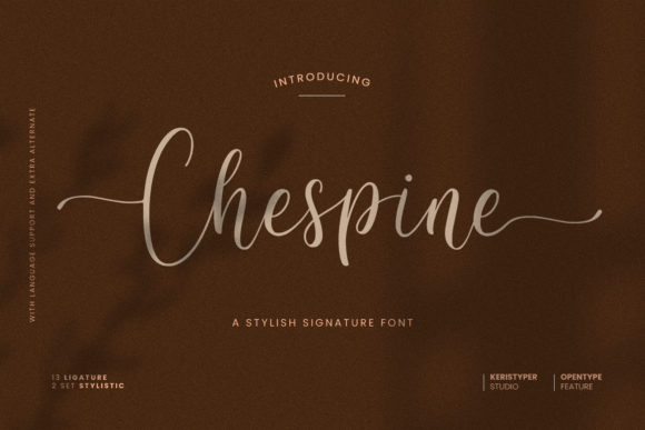 Chespine Typeface for Elegant Branding