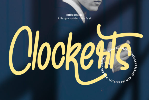 Clockerts: A Modern Script Font for Digital Design