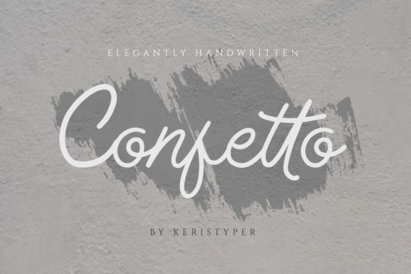 Confetto: The Script Font for Bold Branding