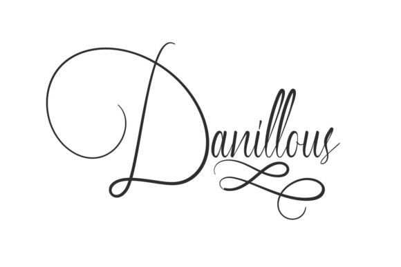 Danillous: A Delicate Script Font for Makers