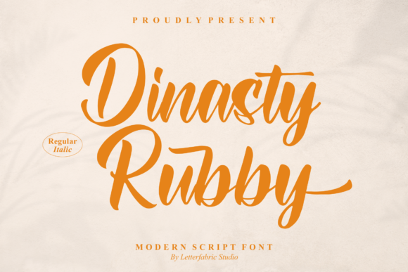 Dinasty Rubby: A Playful Script Font for Makers