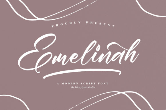 Emelinah Typeface for Elegant Branding