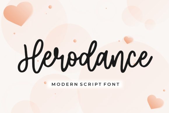 Herodance Font for Professional Small Business Branding