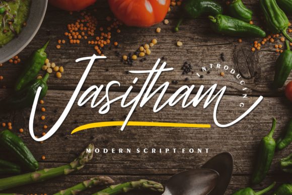 Jasitham: A Graceful Script Font for Elegant Branding