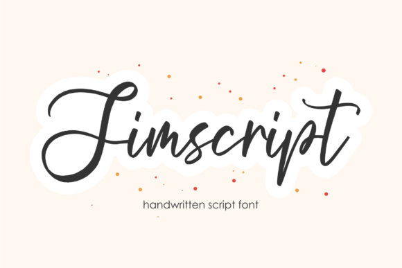 Jimscript: A Script Handwritten Font for Branding
