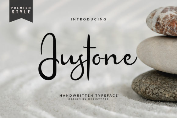Justone: A Script Handwritten Font for Web Design