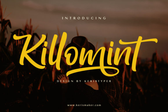 Killomint Script Font Review for Designers