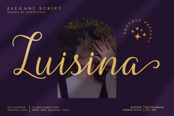Luisina: A Delicate Script Font for Modern Editorial Design