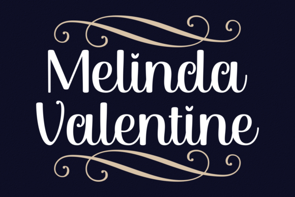 Melinda Valentine Font for Small Business Branding