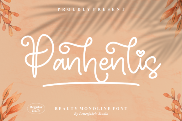 Panhenlis: A Vintage Script Font for Editorial Design