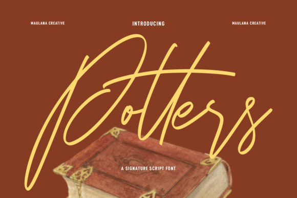 Potters Font Review for Elegant Handmade Designs