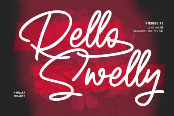 Rello Swelly: The Modern Script Font for Elegant Design