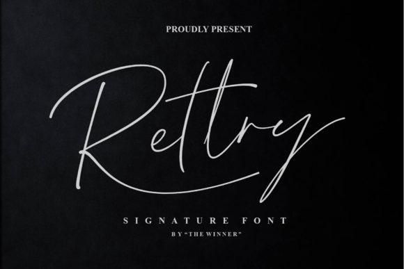 Rettry: A Delicate Script Font for Editorial Design