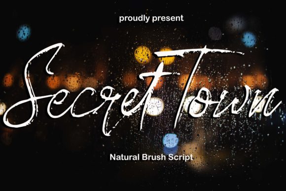 Secret Town Font: A Delicate Script for Makers