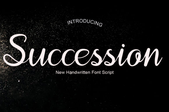 Succession Font for Polished Brand Identity