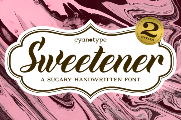 Sweetener Font: Elevate Your Brand with Script Handwritten Style