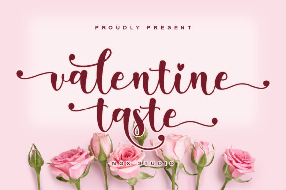 Valentine Taste Font for Romantic Campaigns